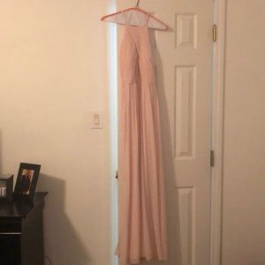 Pink bridesmaid dress